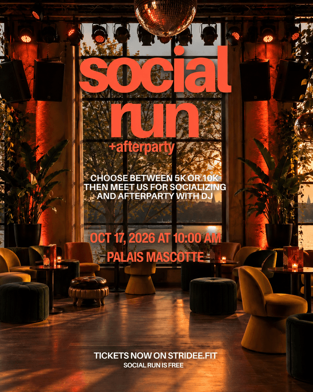 SOCIAL RUN: AFTER PARTY — Flyer, Palais Mascotte Zürich
